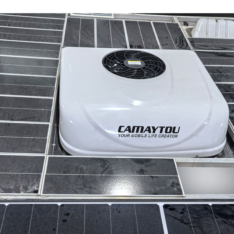 Крыша Электрическая парковка Dc 12в 24в 48в Rv Морской 12 Вт кондиционер Парковка охладитель для автомобиля RV фургон Кабина грузовик лодка